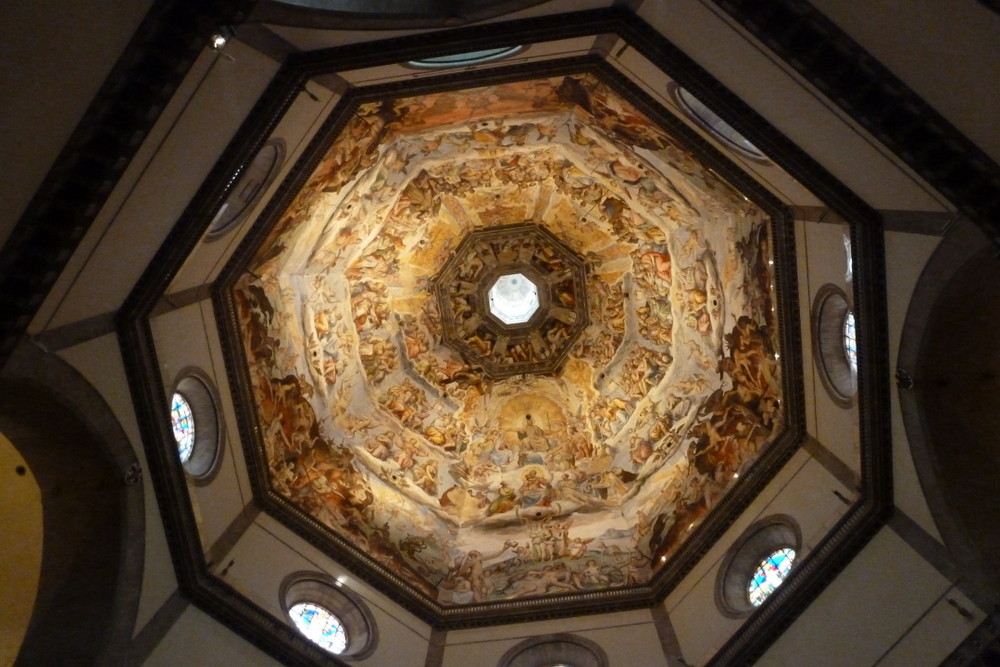 Florence - l'intérieur du dôme de la cathédrale