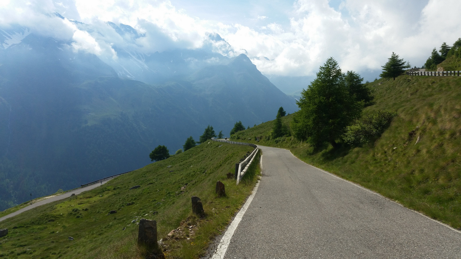 montée vers le passo Gavia