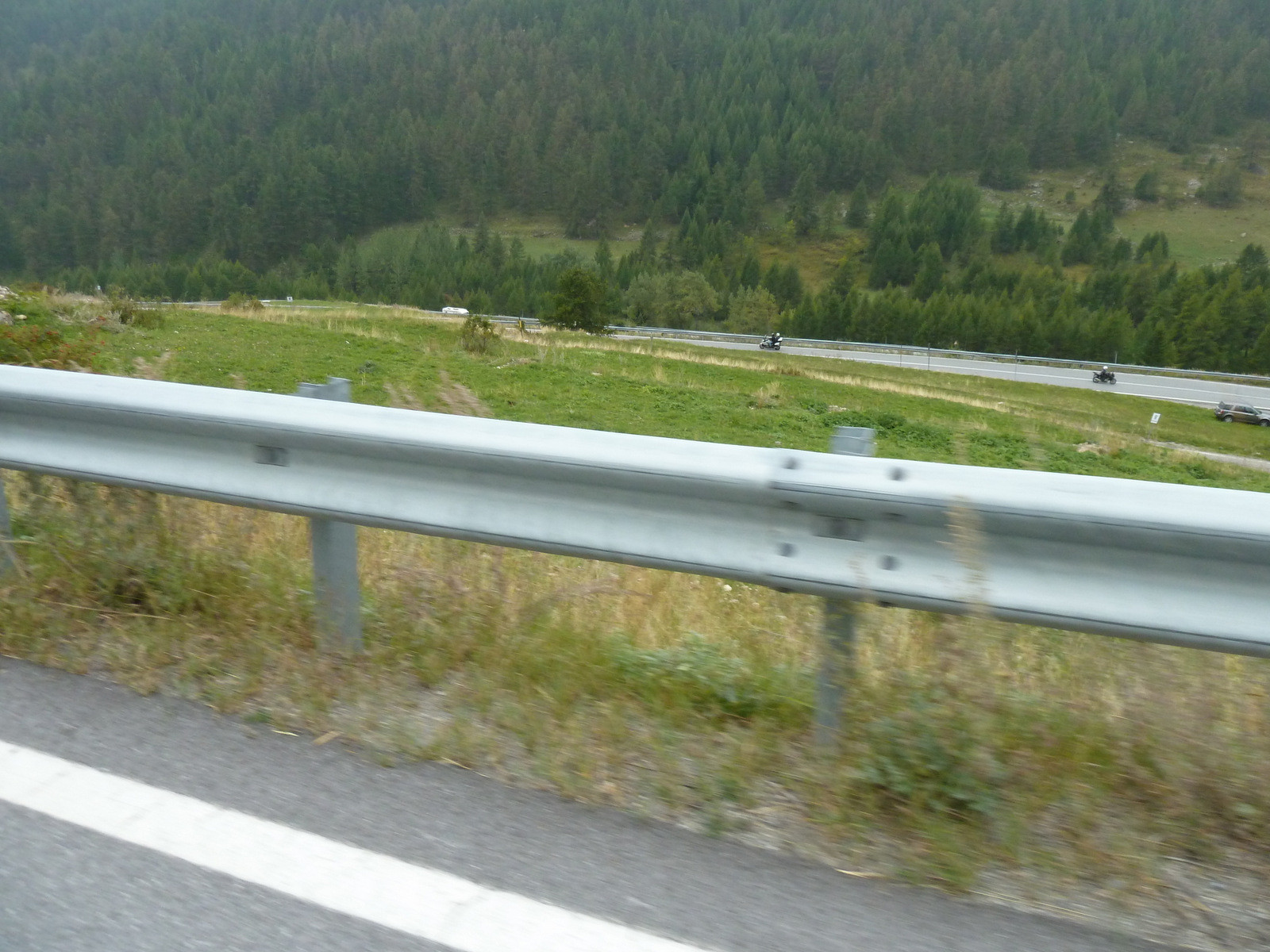 descente du col de Larche