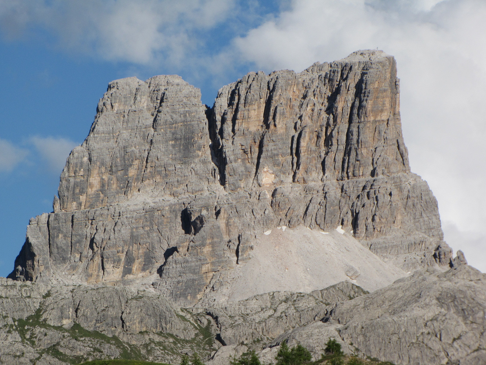 vue du passo Falzarego