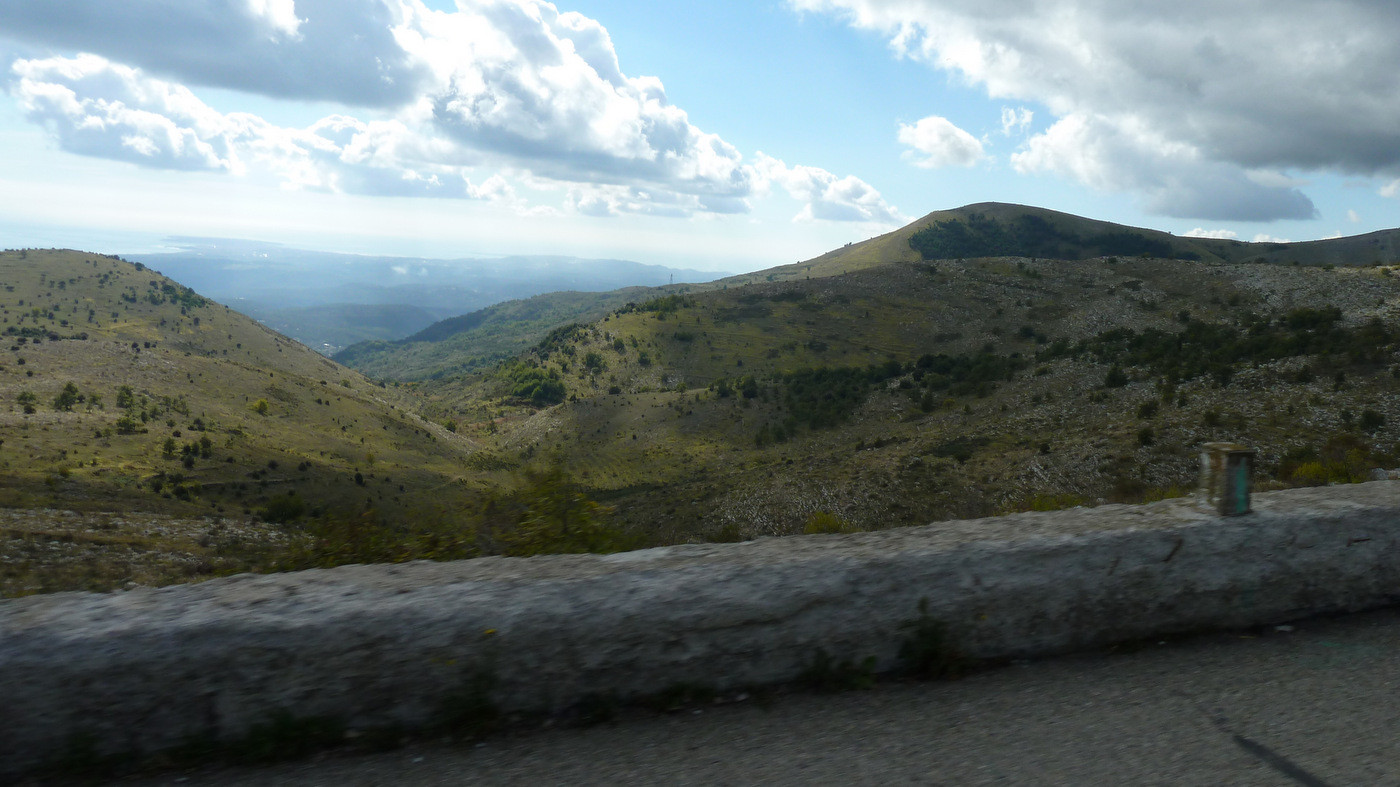 montée au col de Vence