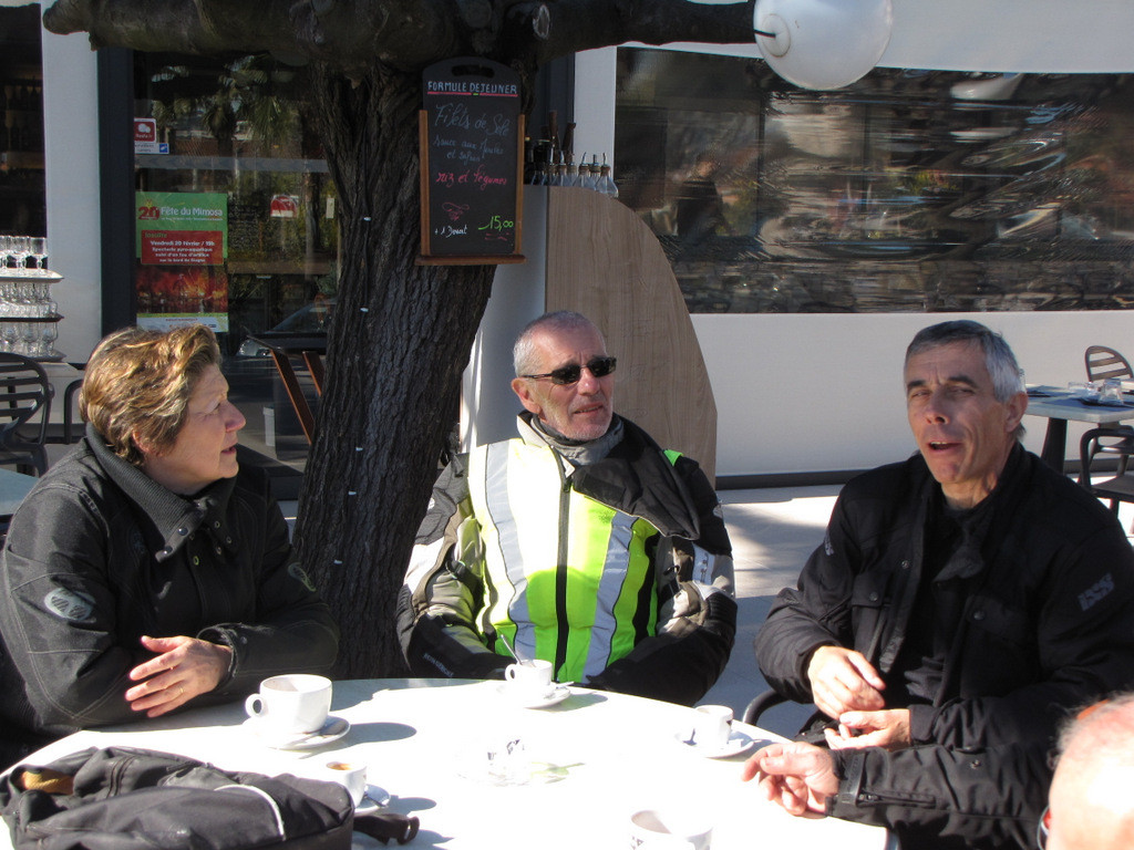 pause café à la Napoule