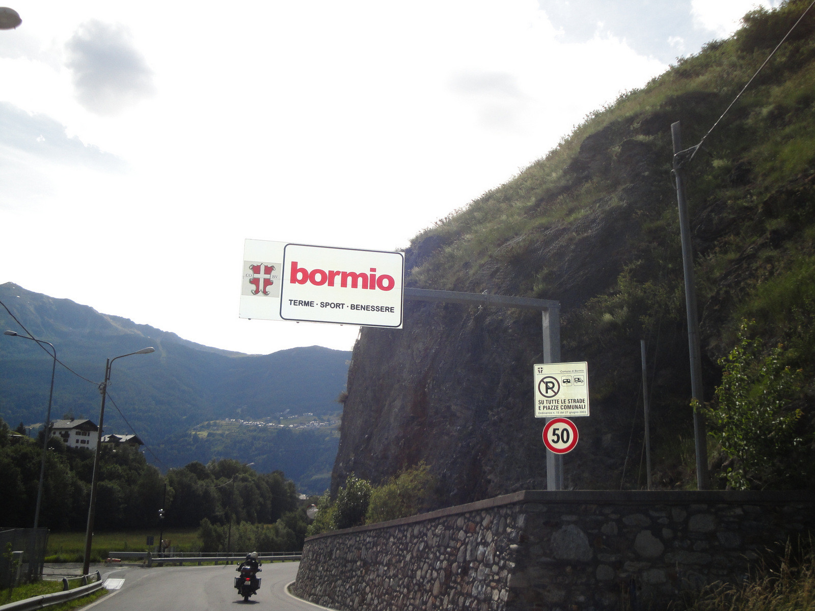 arrivée à Bormio