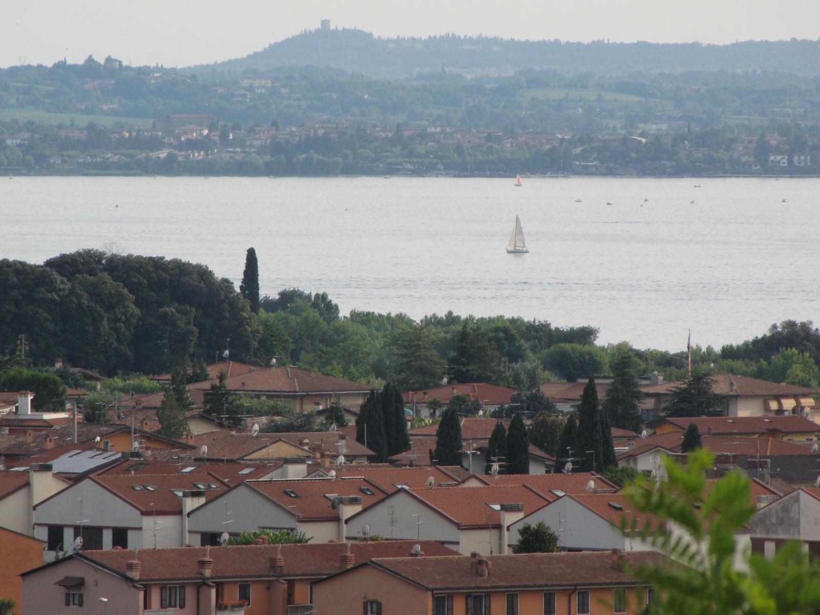 vue sur le lac de Garde et Lazise