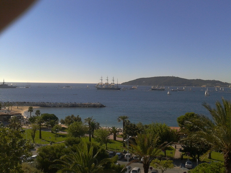 passage de la Tall Ships' Races dans la rade des Vignettes