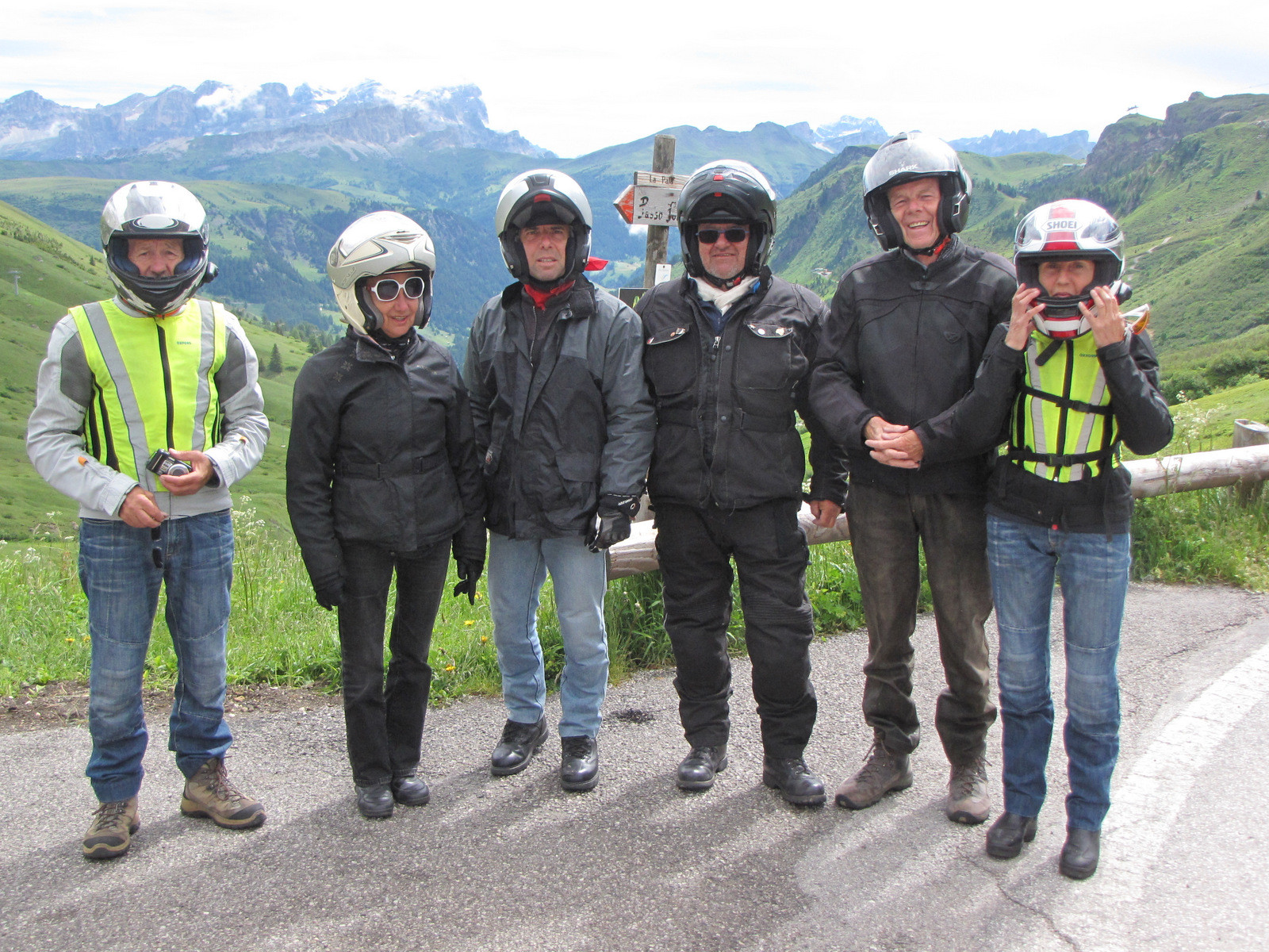 groupe 2 montée au passo Pordoi