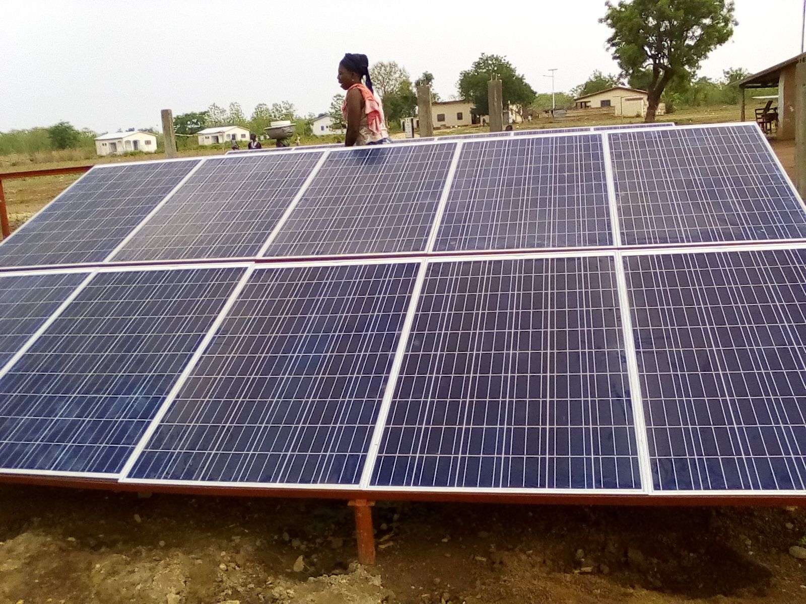 Installation PV pour pompe de forage adduction d'eau pour la préfecture de Djarkpanga  (TOGO)