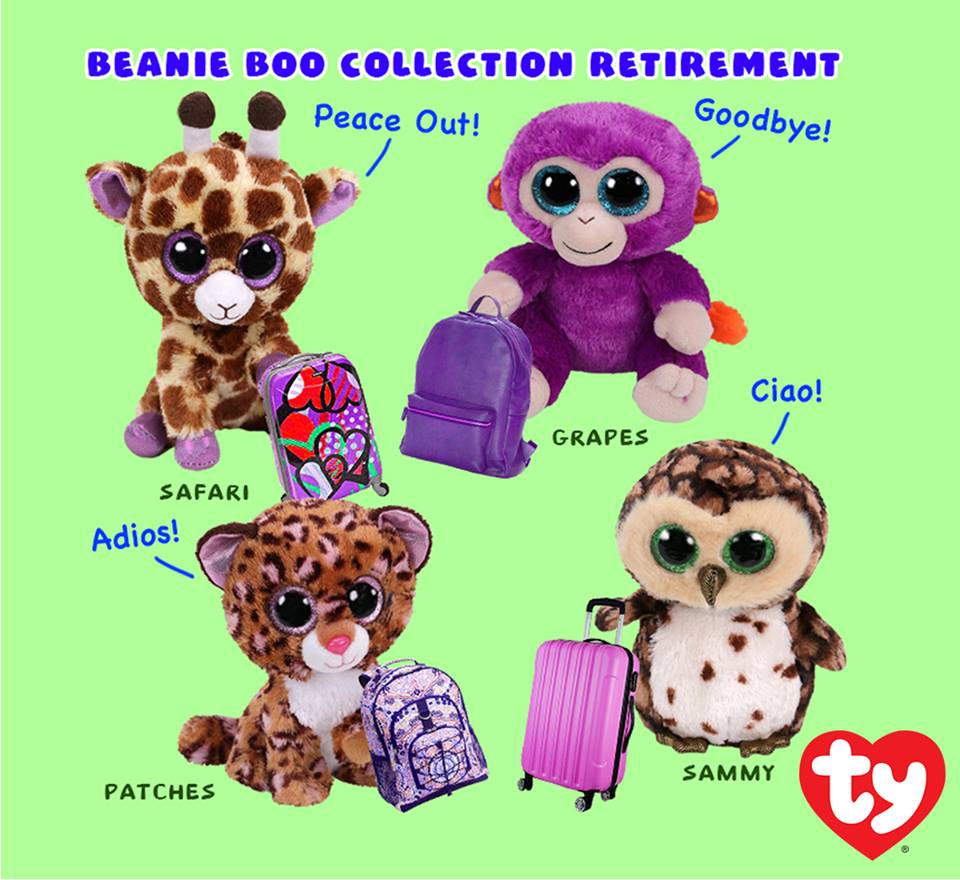 5 extra Beanie Boos that are now retired! - Beanie Boo collection website!