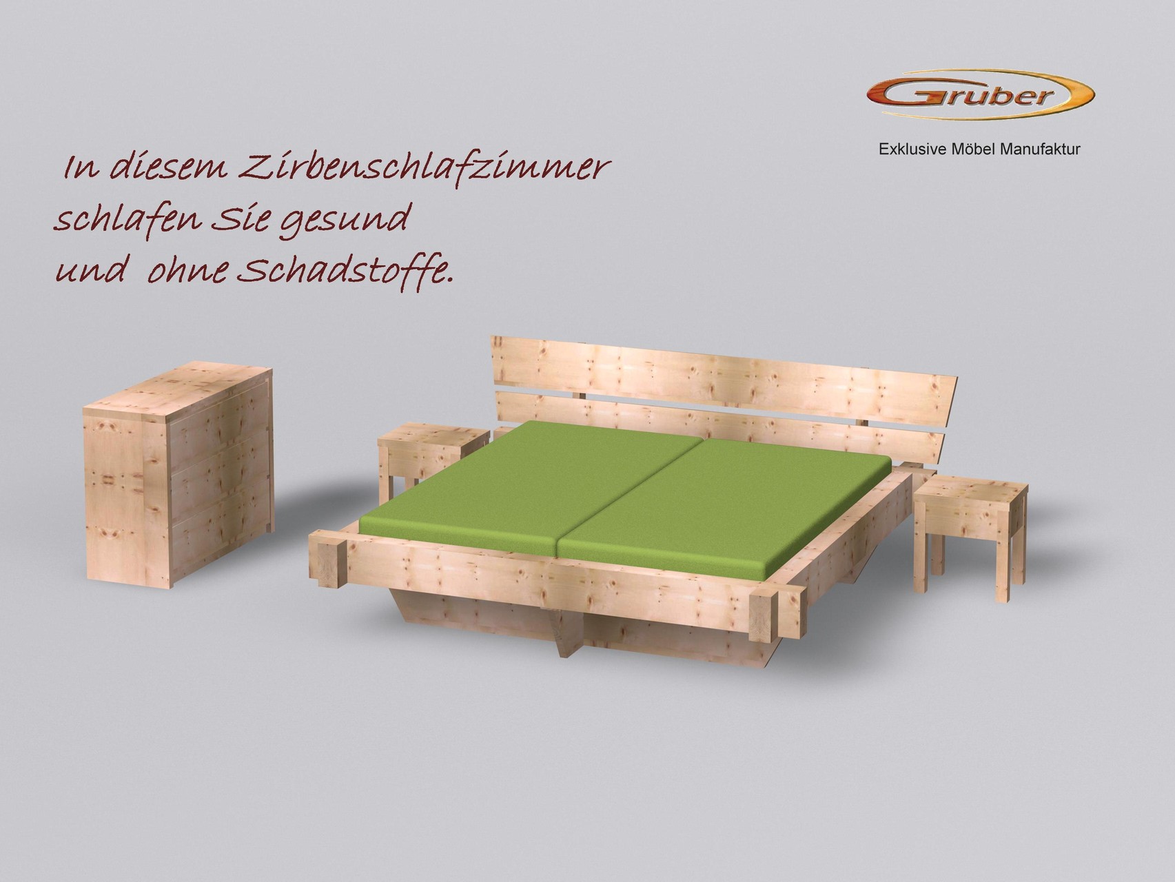 Zirbenschlafzimmer