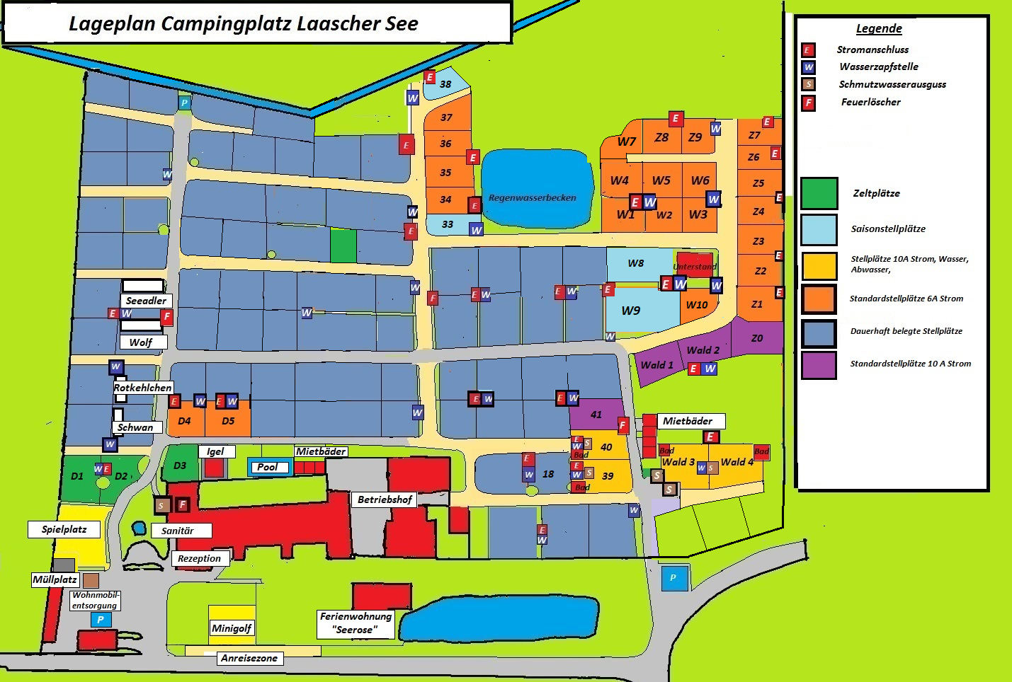 Lageplan - camping-laascher-see-elbtalaues Webseite!
