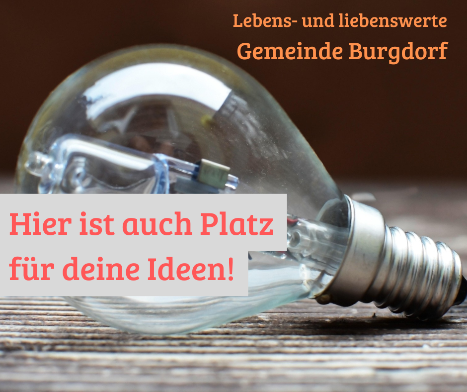 Hier ist auch Platz für deine Ideen!