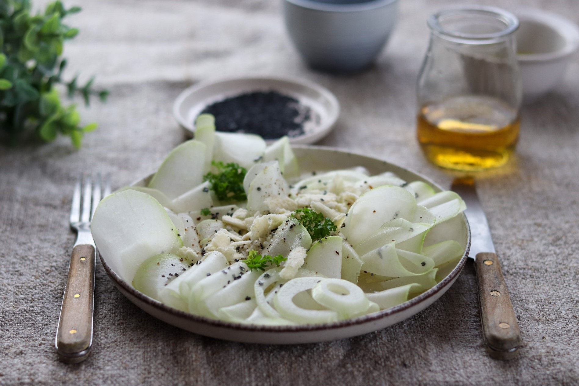 Kohlrabicarpaccio