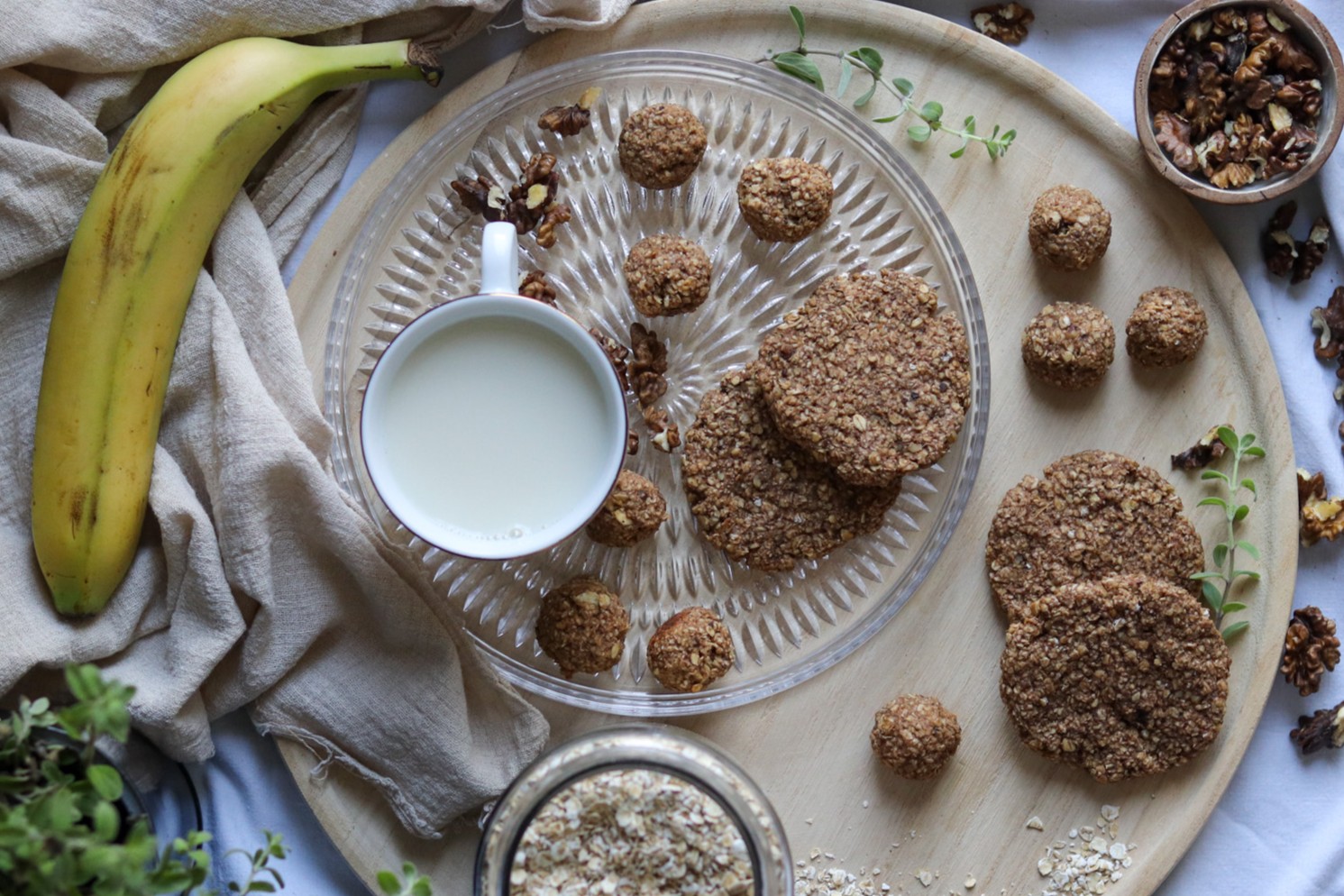 zuckerfreie Haferflockencookies