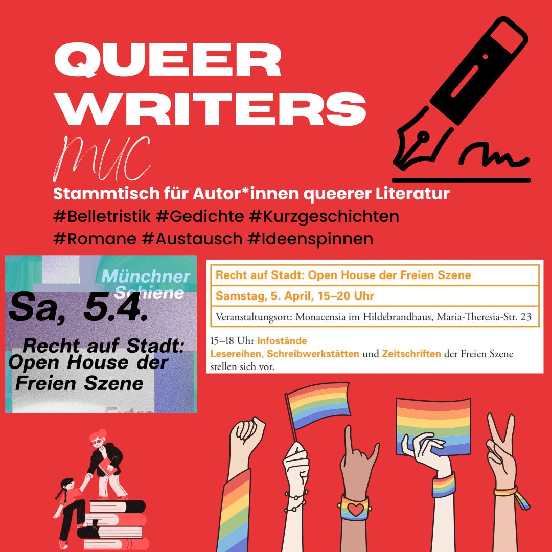 OPEN HOUSE - Münchner Schiene: u. a. mit Sabine Brandl (queerwriters muc)