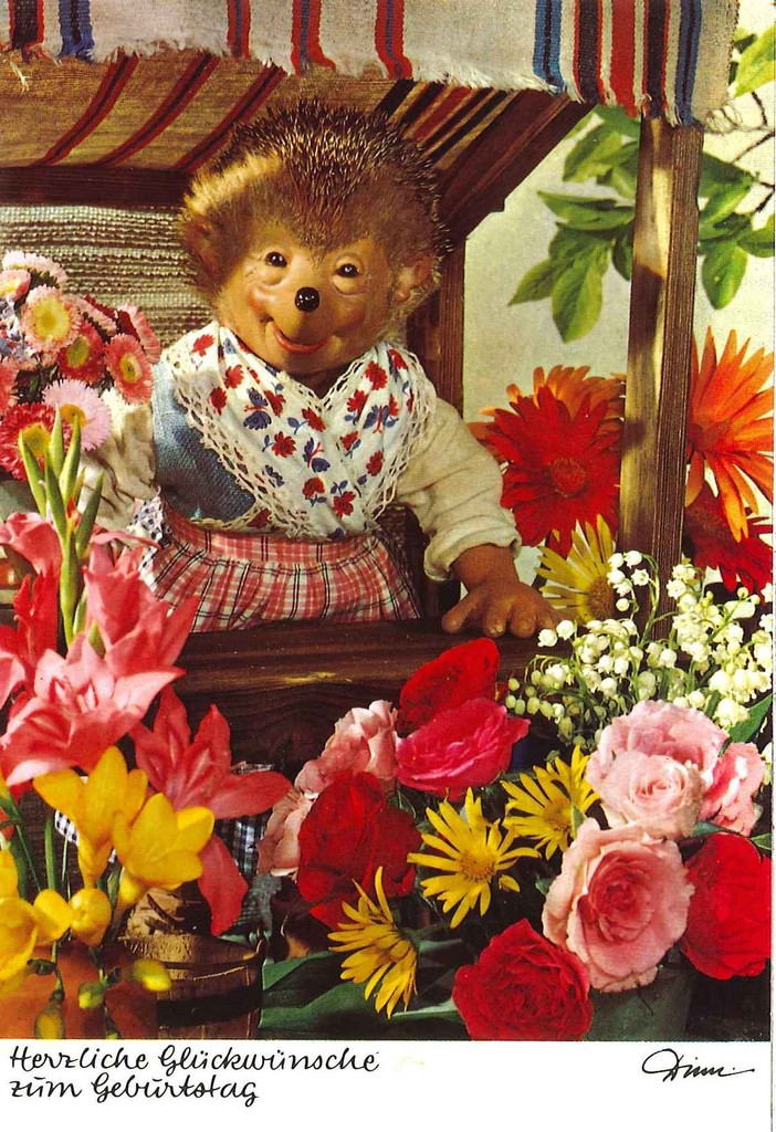 Postkarte A6 Mecki Gute Fahrt 10 5 Cm X 14 8 Cm Nostalgie Magie