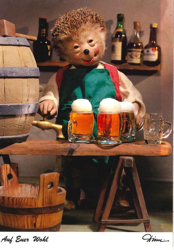 Ansichtskarte Postkarte Gluckwunsch Geburtstag Mecki Zvab