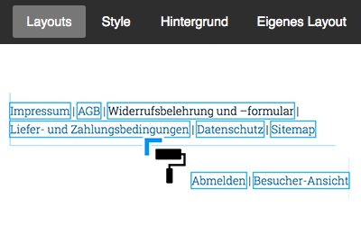Bild: Fußzeile (Footer)