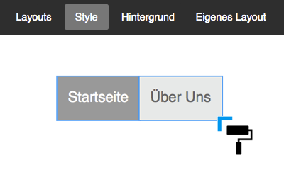 Bild: Style-Optionen Navigation