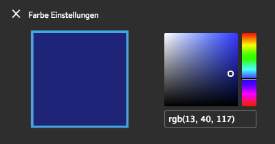 Jimdo Hintergrund Farbe bestimmen