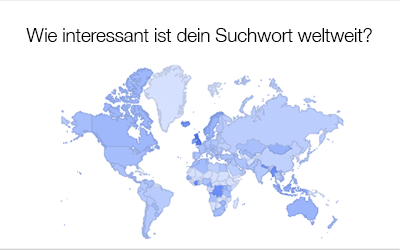 Bild: Google Trends für deine Jimdo Seite