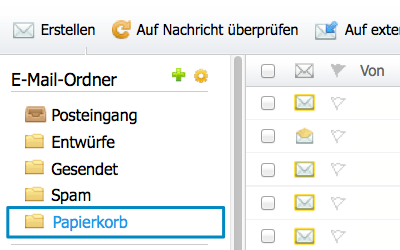 Bild: Jimdo Webmail Restore
