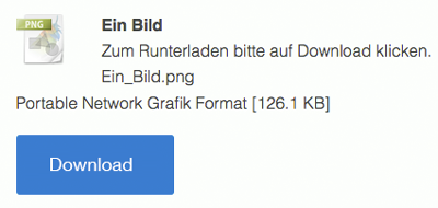 Bild: Dateidownload Element