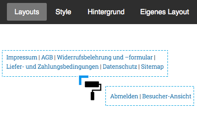 Bild: Fußzeile (Footer)