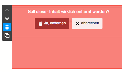 Bild: Element löschen