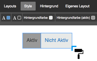 Bild: Style-Optionen Navigation