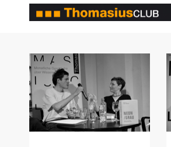 Zu Gast im ThomasiusClub, Leipzig
