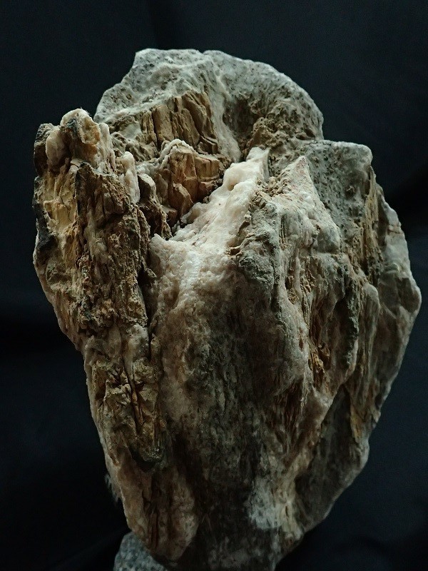 【国産鉱物標本】◆北海道桂木産・方解石（大型良品）◆ 第476回 北海道銘木市 - 旭川地方木材協会