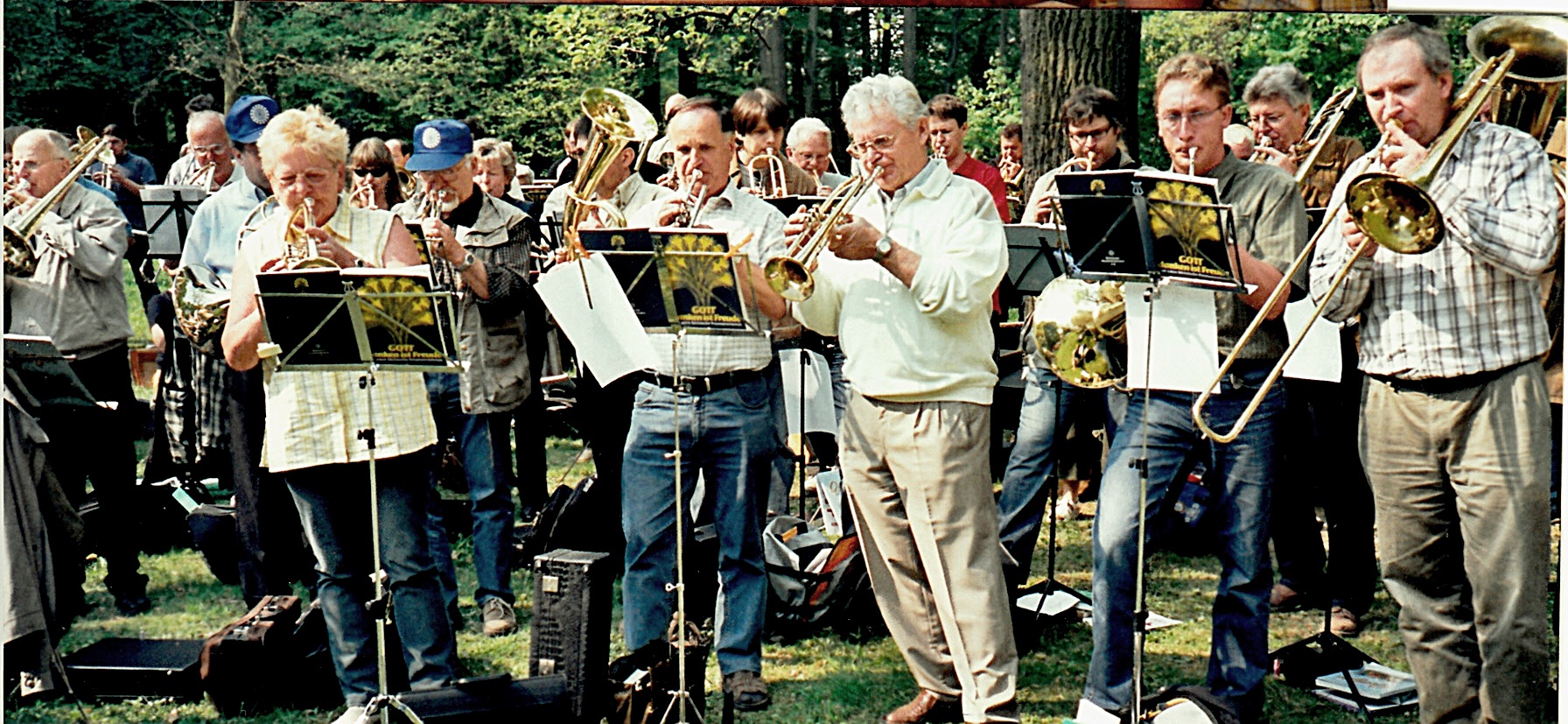 2006: Auftritt der Sächsischen Posaunenmission bei der Landesgartenschau in Oschatz
