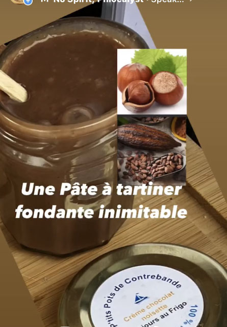 Crème chocolat /noisette bio 