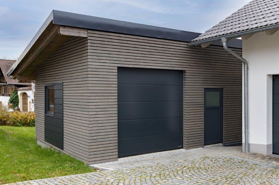 Fassade Easy Rhombus® Blackline Classic Granit Nordic