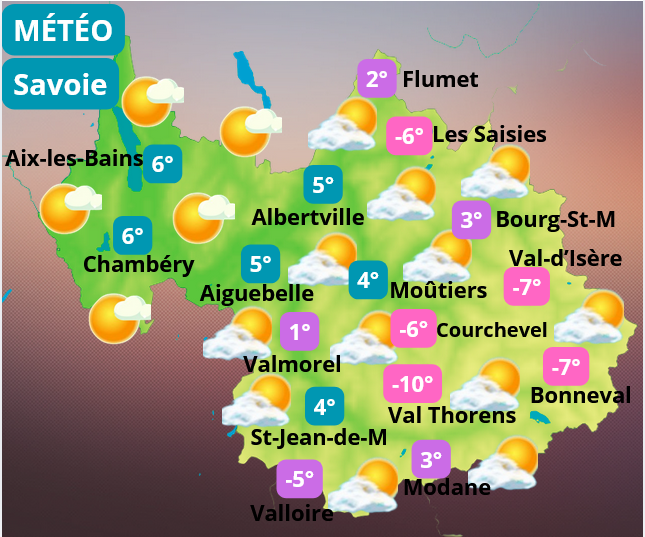 MÉTÉO POUR LA SAVOIE