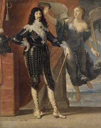 de CHAMPAIGNE Philippe, LOUIS XIII COURONNE PAR LA VICTOIRE