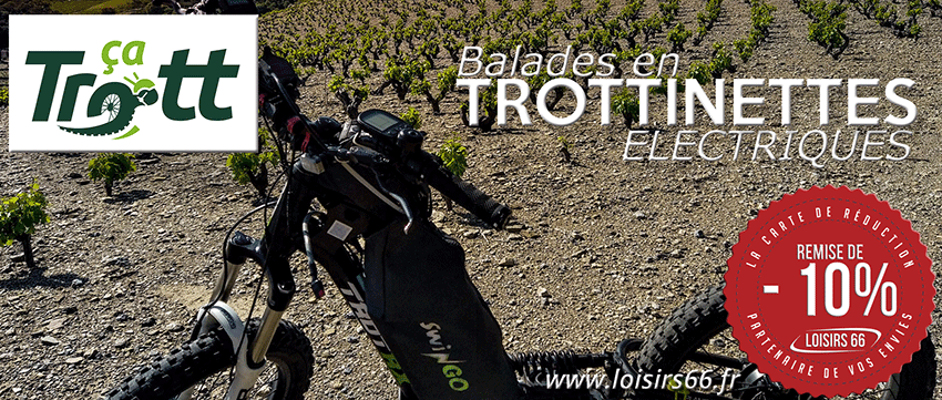 ÇA TROTT balade trottinettes réduction Loisirs 66