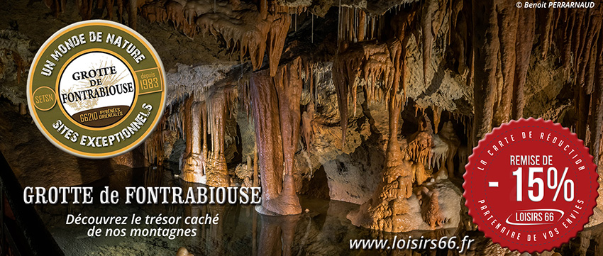 Réduction grotte Fontrabiouse Loisirs 66