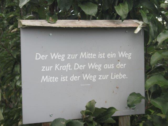 der Weg zur Mitte