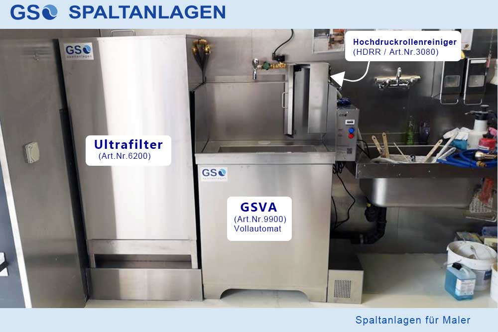 Ultrafilter + GSVA Vollautomat + Hochdruckrollenreiniger
