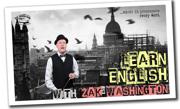 ZakWashington in front of black and white London skyline, St Paul's Cathedral, English church spires and pidgeons