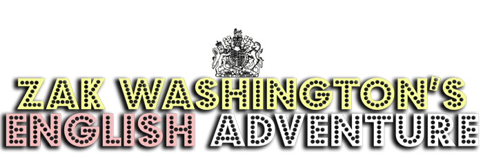 'Zak Washington's English Adventure' title