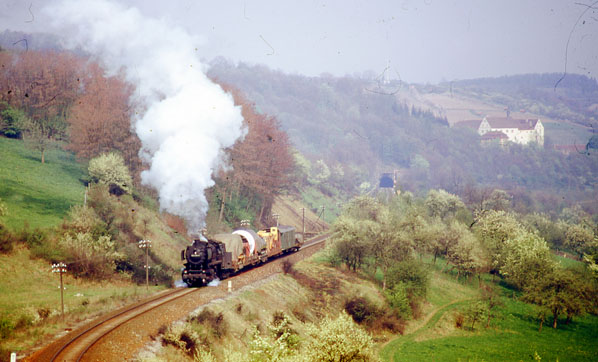 Loks der Baureihe 50 auf der Niederstettener Rampe