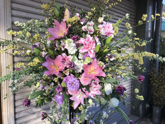 スタンド花１段