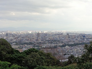 大阪側を見た風景