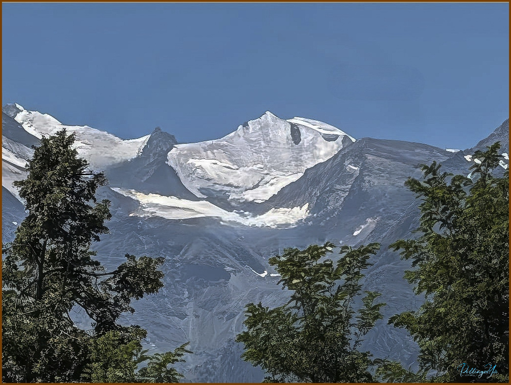 Welch ein Gesicht auf dem Bishorn....