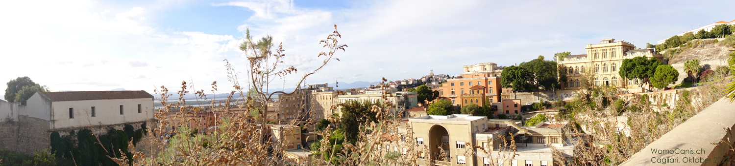 Die drei Gebäude sind ein Teil der Universität von Cagliari