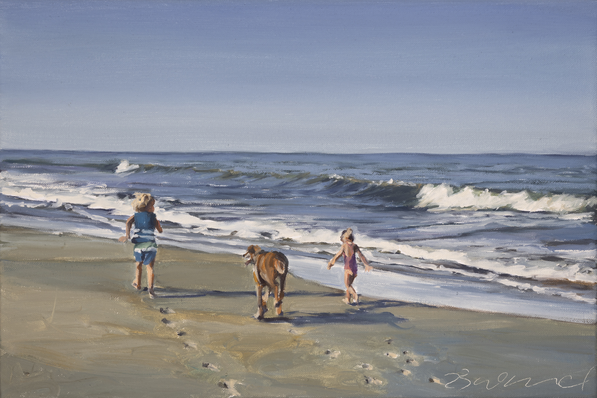 Strandspaziergang | 2023 | 30 x 45