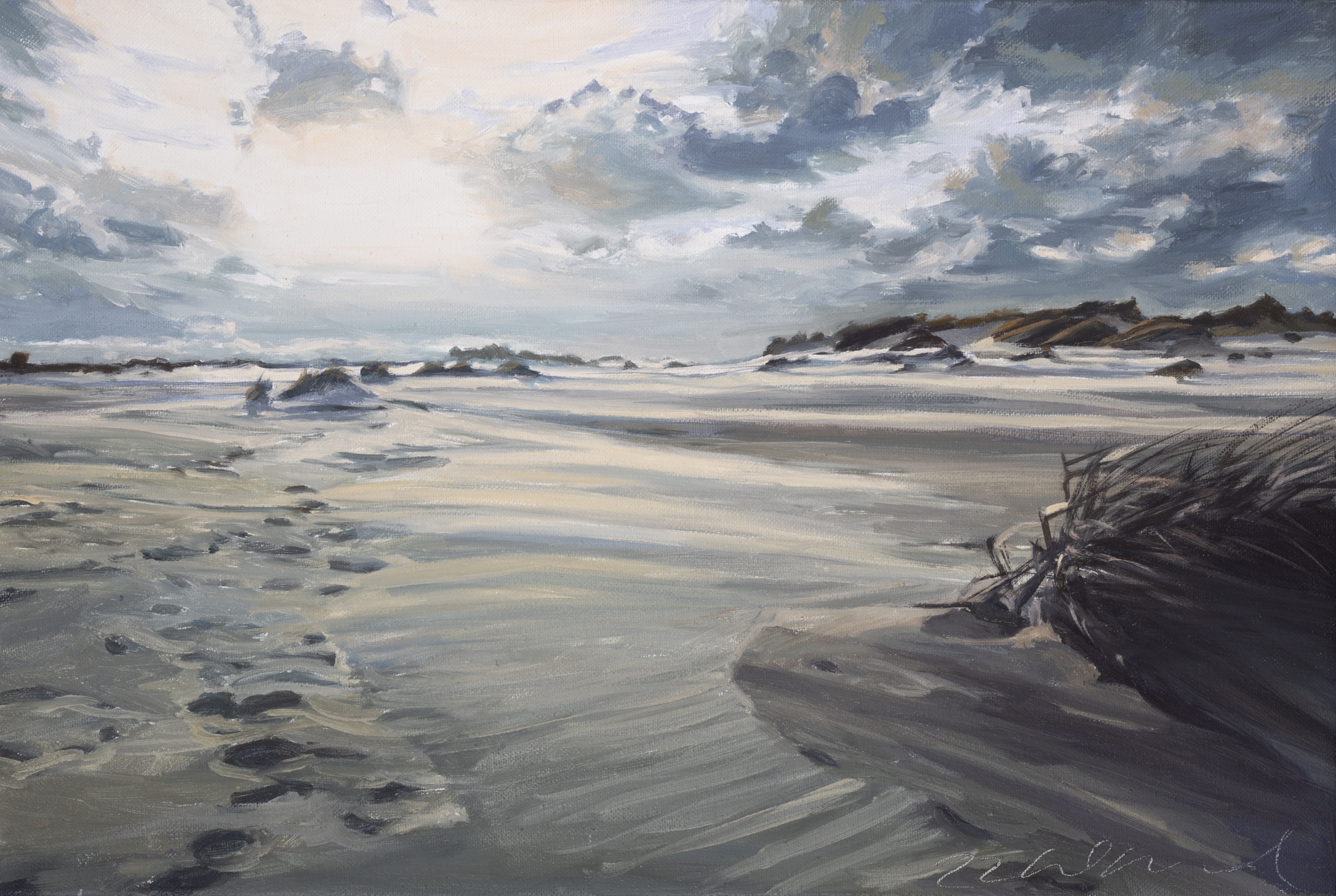 Wind und Abendsonne | 2022 | 30 x 45