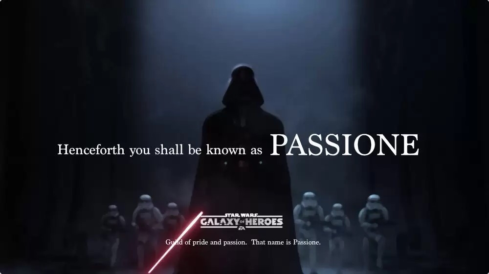 パッショーネ ギルドネットワーク Star Wars Galaxy Of Heroes 銀河の英雄 パッショーネ ギルドネットワーク Star Wars Galaxy Of Heroes 銀河の英雄